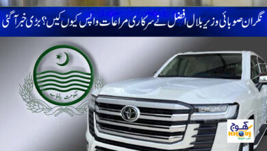 provincial minister Bilal Afzal News in Urdu