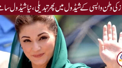 Maryam Nawaz Returning news