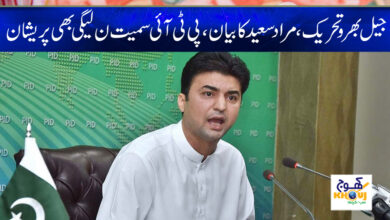 Murad Saeed Statement in Urdu