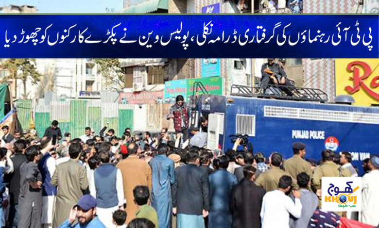 PTI Worker Arrest News in Urdu