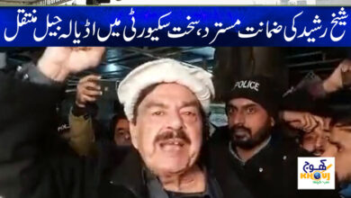 Sheikh Rasheed Bail Rejected News in Urdu