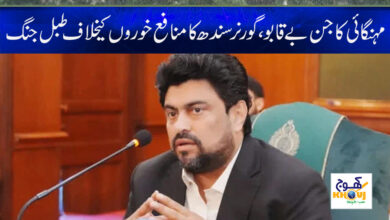 Governor of Sindh News in Urdu