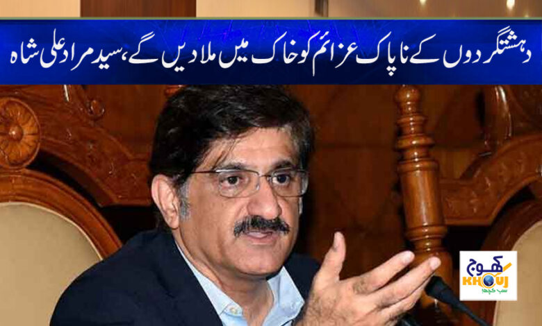Syed Murad Ali Shah News in Urdu