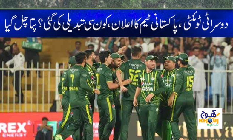 Second T20 Pakistan Team News