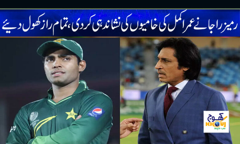 Ramiz Raja And Umar Akmal News in Urdu