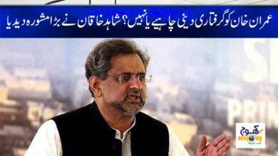 Shahid Khaqan Abbasi News in Urdu
