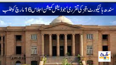 Sindh High Court Judges News in Urdu