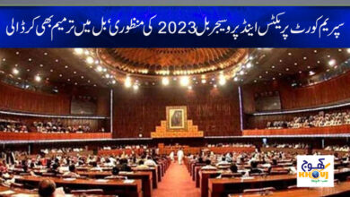 Procedure Bill 2023 News in Urdu