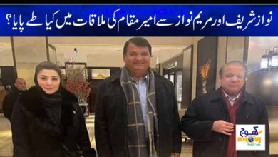ameer muqam meet with nawaz sharif and maryam nawaz news