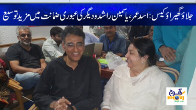 asad umar and yasmeen rashid news