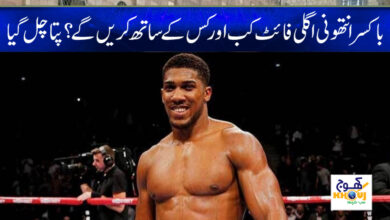 Boxer Anthony Fight News in Urdu