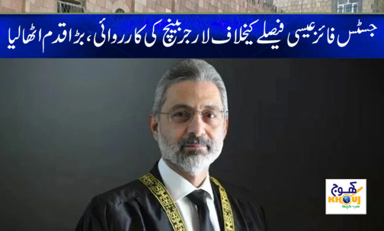 Justice Faiz Update News in Urdu