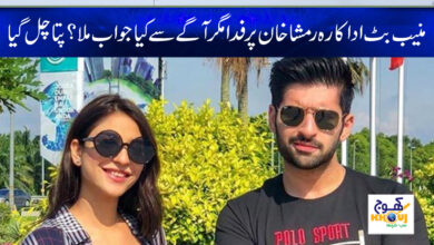 muneeb butt and ramsha khan news