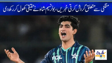 Bowler Naseem Shah News in Urdu