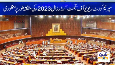 Judgment Orders 2023 News in Urdu