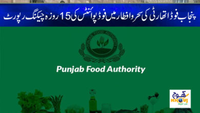 Punjab Food Authority News in Urdu