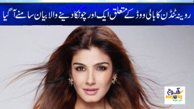 Raveena Tandon Statement in Urdu