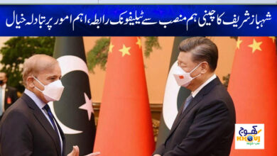 shahbaz sharif talk with chinese pm news