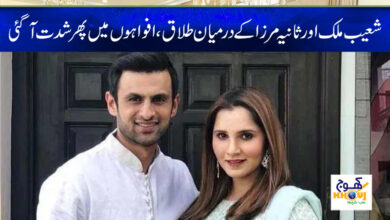 Sania Mirza Divorce News in Urdu