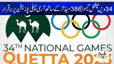 34th national games