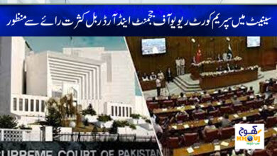 Review of Judgment and Order Bill news