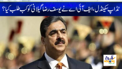 yousaf raza gillani news