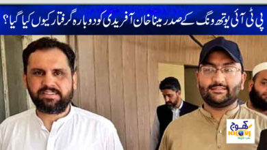 meena khan afridi arrest