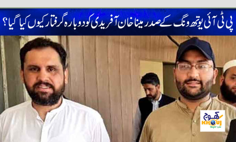 meena khan afridi arrest