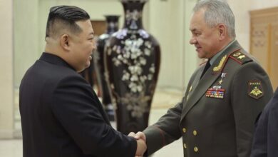 North Korean leader meets with Russian defense minister