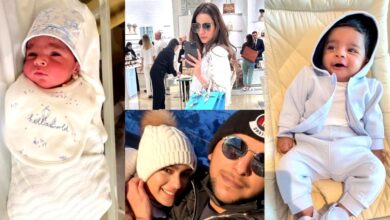 aleezay gabol and his son