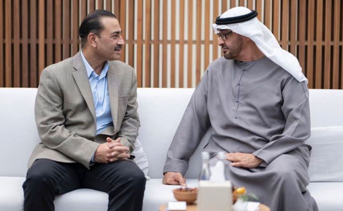 army chief gen asim munir, with uae president