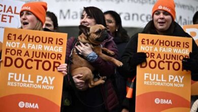 british doctor on strike