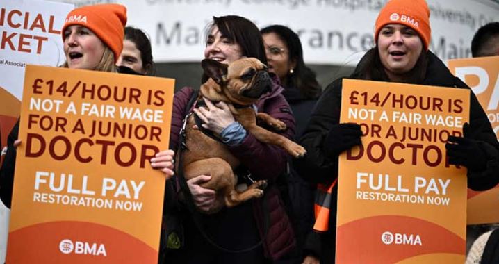 british doctor on strike