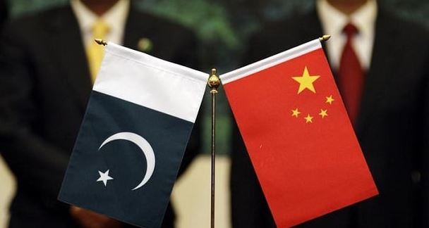 china,pakistan,flags