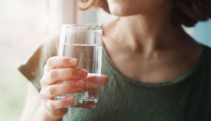 drinking water