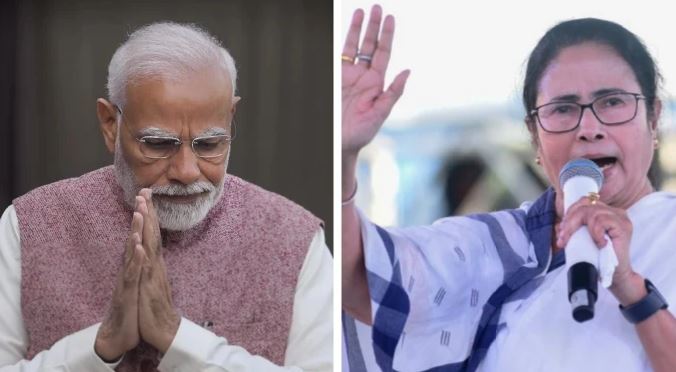 mamta banner jee and modi