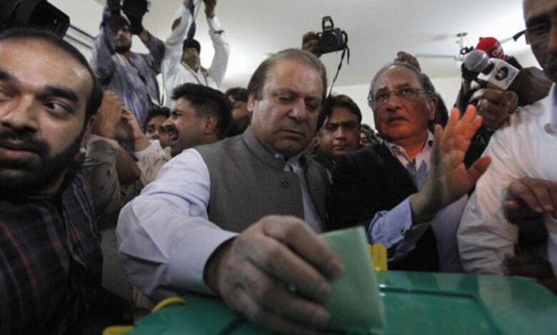 nawaz sharif in election