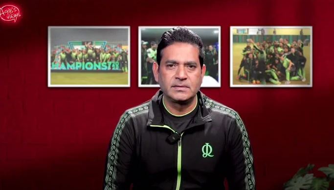 aqib javaid ,ex cricketer