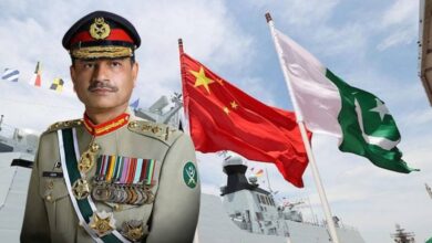 army chief and china