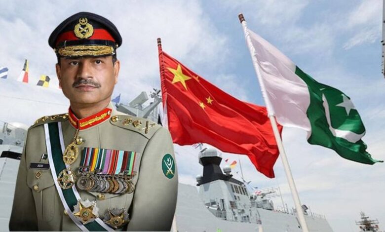 army chief and china