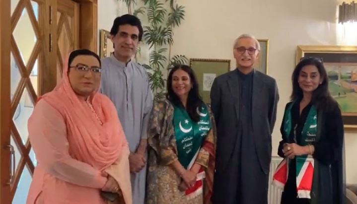 asia azeem meeting with jhangir tareen