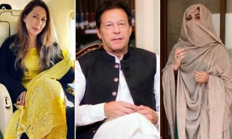 bushra bi bi,imran khan ,farah gogi