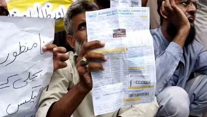 electrcity bills protest