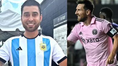 foot baler leonal messy and fan