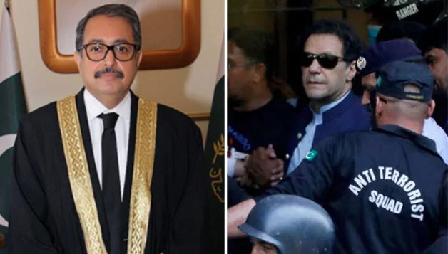 justice amir farooq and imran khan