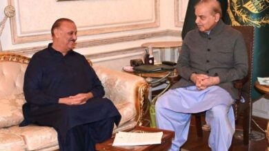 raja riaz and shahbaz sharif meeting