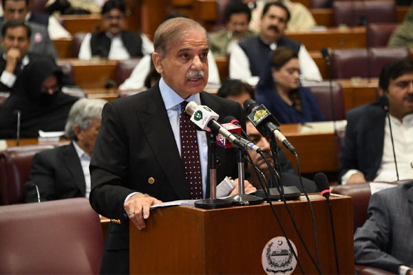 shahbaz sharif in national assembly