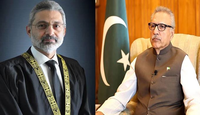 arif alvi,jusitice faiz esa qazi