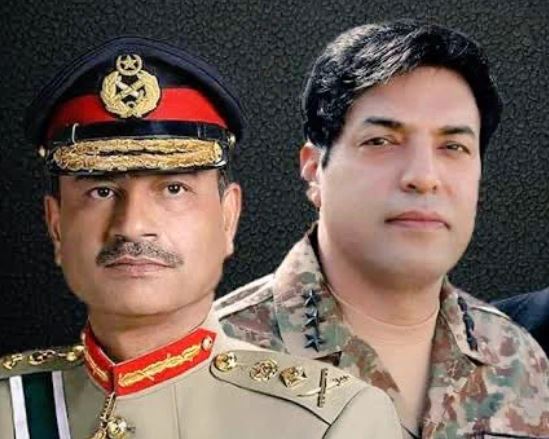 army chief gen asim munir,dg isis lt nadeem anjum