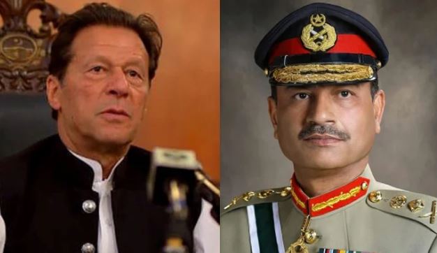 army chief gen asim munir,imran khan